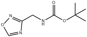 1,1-Dimethylethyl N-(1,2,4-oxadiazol-3-ylmethyl)carbamate Struktur